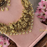 Vriksham Intricate Antique Lakshmi Temple Bridal Set-G18178